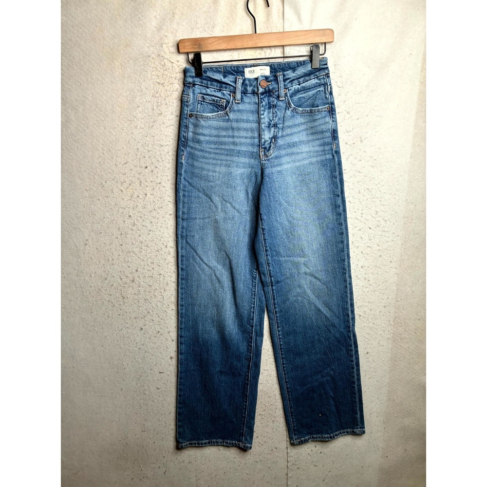 Buckle Bke Billie Jeans Womens 25x32 Blue Slim Fit High Rise Wide Leg Denim